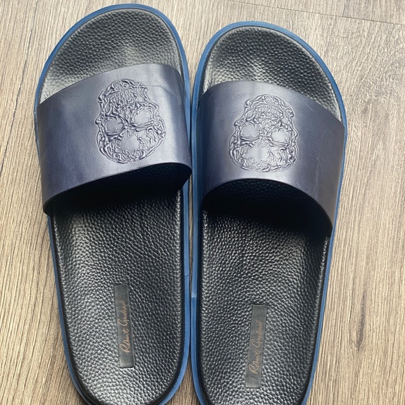 Robert Graham leather skull slide size 12 - Picture 3 of 3